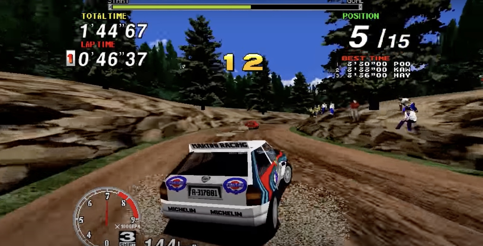 Sega Rally Championship arcade (HD, emulated) / Gameplay of Sega Rally Championship arcade, played in HD under emulation by YouTube user PF 234. / Image credit: SEGA