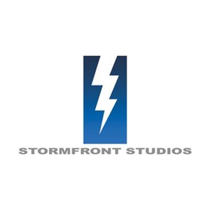 Logo of Stormfront Studios / This image is derived from a logo uploaded to Wikimedia Commons. / Image credit: Stormfront Studios
