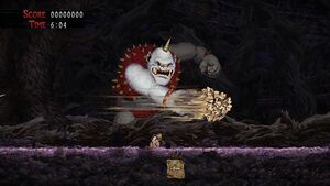 Ghosts 'n Goblins Resurrection boss fight / Sorry, we don't have accessible text for this image :( / Image credit: Capcom