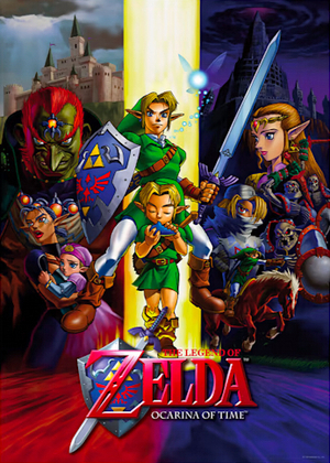 The Legend of Zelda: Ocarina of Time poster (My Nintendo reward) / The Legend of Zelda: Ocarina of Time poster, offered as a physical reward by the My Nintendo programme in Europe. / Image credit: Nintendo