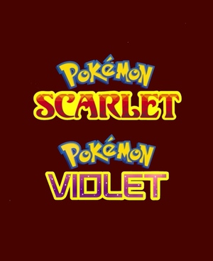Pokemon Scarlet & Violet logos mock poster / Mock poster made with logos from the Pokemon Scarlet/Violet announcement trailer. / Image credit: Game Freak