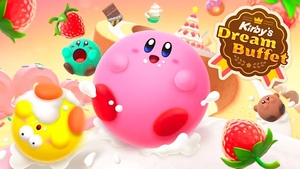 Kirby's Dream Buffet hero image from Nintendo product page / Sorry, we don't have accessible text for this image :( / Image credit: Nintendo