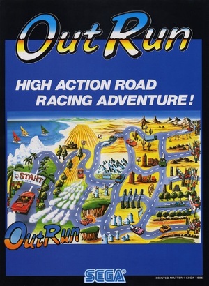 Out Run arcade flyer / Sorry, we don't have accessible text for this image :( / Image credit: Sega