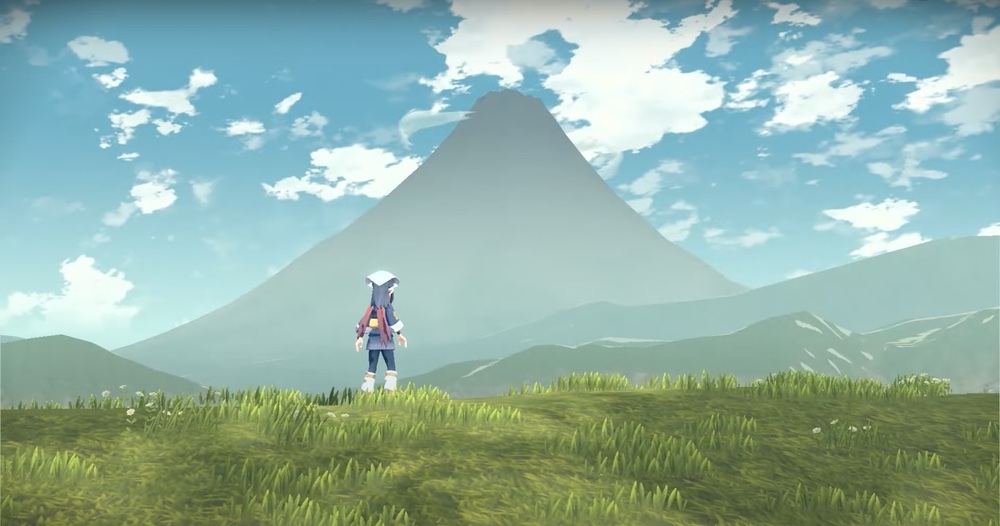 Pokémon Legends Arceus mountain / Captured from announce trailer. / Image credit: The Pokemon Company/GameFreak/Nintendo