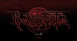Bayonetta title screen, Xbox 360 / Bayonetta title screen, Xbox 360 version, screen-grabbed from TheInnocentSinful's long-play video on YouTube. / Image credit: PlatinumGames Inc / SEGA