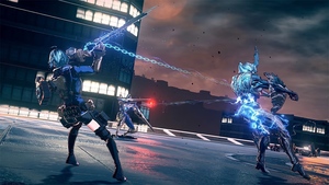Astral Chain combat screenshot / Sorry, we don't have accessible text for this image :( / Image credit: PlatinumGames Inc / Nintendo