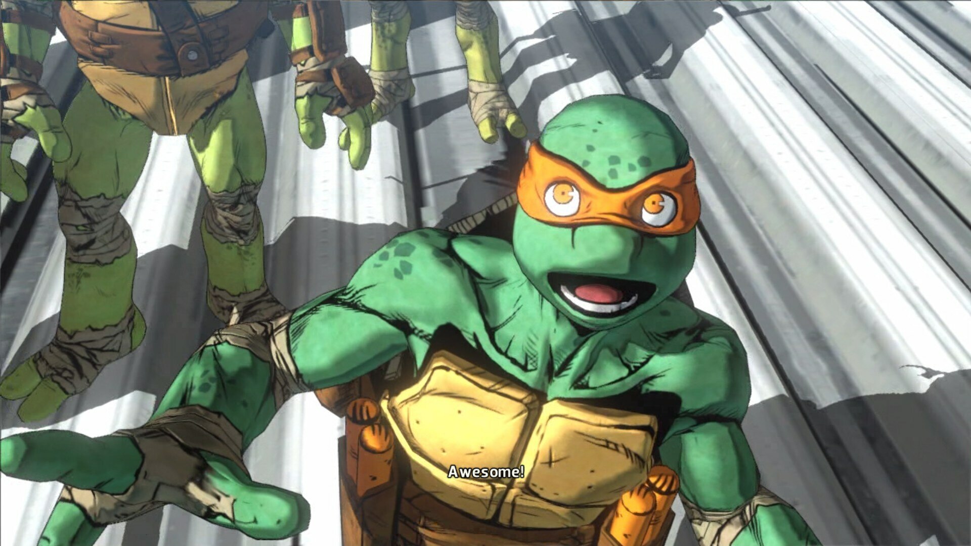 Teenage Mutant Ninja Turtles: Mutants in Manhattan - Michelangelo screenshot / Screenshot from the PC version shared on the Steam Community by user 🍪Mad4Cookie🍪. / Image credit: PlatinumGames / Activision