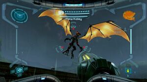 Metroid Prime Remastered screenshot - Meta Ridley / Sorry, we don't have accessible text for this image :( / Image credit: Nintendo