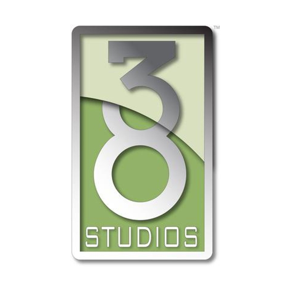 Logo of 38 Studios / This image is derived from a logo uploaded to Wikimedia Commons. / Image credit: 38 Studios