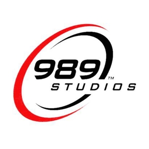 Logo of 989 Studios / This image is derived from a logo uploaded to Wikimedia Commons. / Image credit: 989 Studios