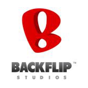 Logo of Backflip Studios / This image is derived from a logo uploaded to Wikimedia Commons. / Image credit: Backflip Studios