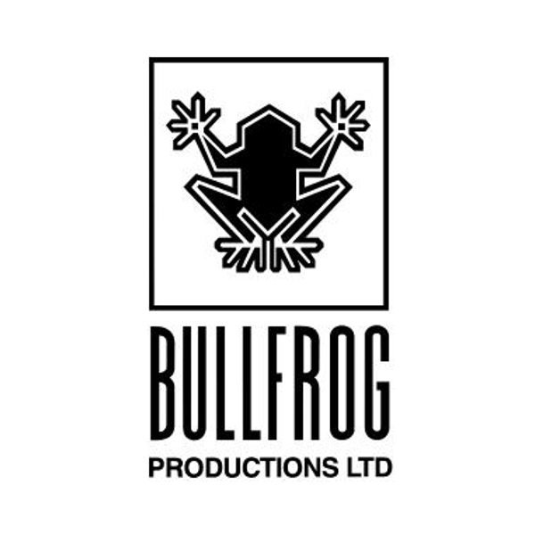 Logo of Bullfrog Productions / This image is derived from a logo uploaded to Wikimedia Commons. / Image credit: Bullfrog Productions