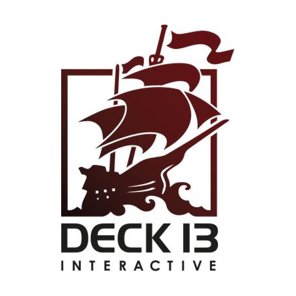 Logo of Deck13 / This image is derived from a logo uploaded to Wikimedia Commons. / Image credit: Deck13