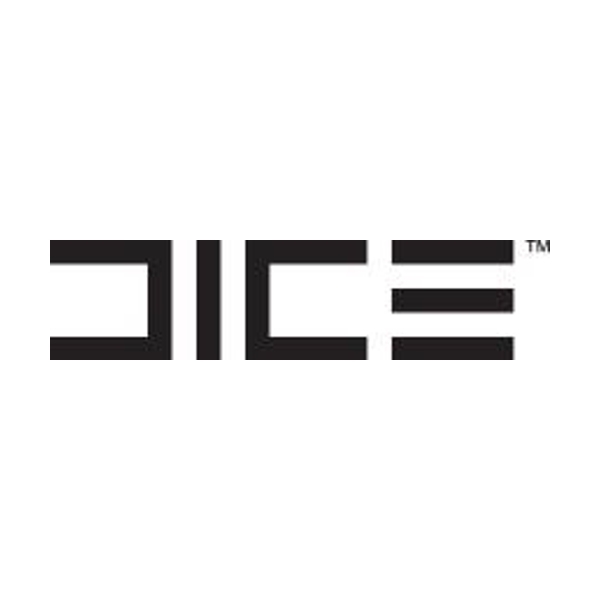 Logo of DICE / This image is derived from a logo uploaded to Wikimedia Commons. / Image credit: DICE