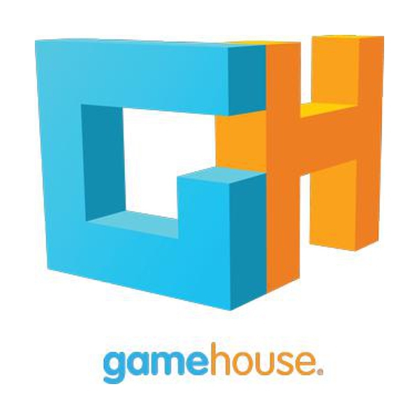 Logo of GameHouse / This image is derived from a logo uploaded to Wikimedia Commons. / Image credit: GameHouse