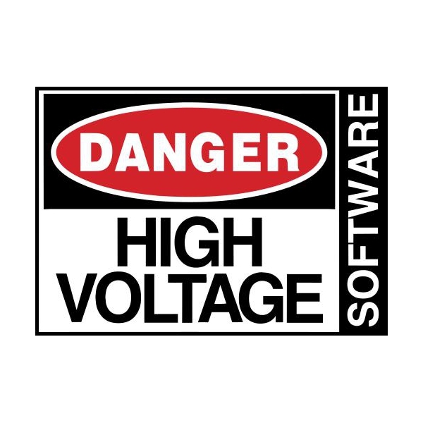 Logo of High Voltage Software / This image is derived from a logo uploaded to Wikimedia Commons. / Image credit: High Voltage Software