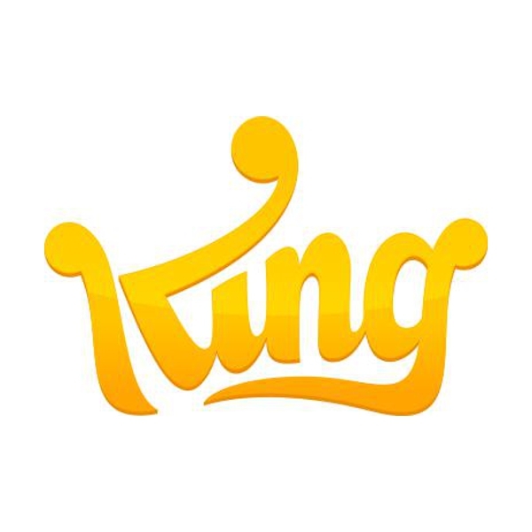 Logo of King / This image is derived from a logo uploaded to Wikimedia Commons. / Image credit: King