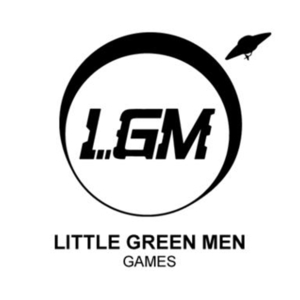 Logo of Little Green Men Games / This image is derived from a logo uploaded to Wikimedia Commons. / Image credit: Little Green Men Games