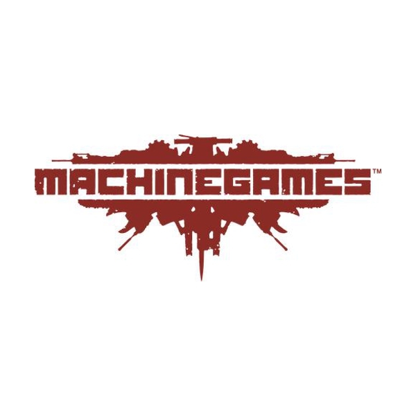 Logo of MachineGames / This image is derived from a logo uploaded to Wikimedia Commons. / Image credit: MachineGames