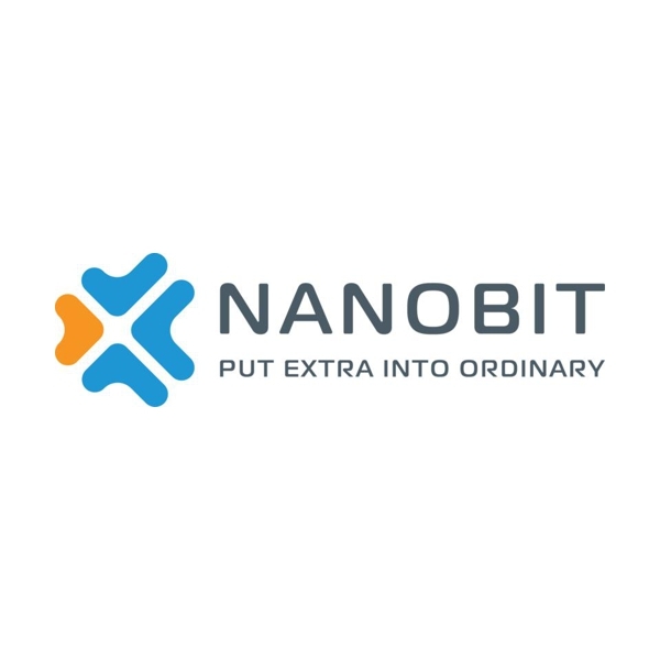 Logo of Nanobit / This image is derived from a logo uploaded to Wikimedia Commons. / Image credit: Nanobit