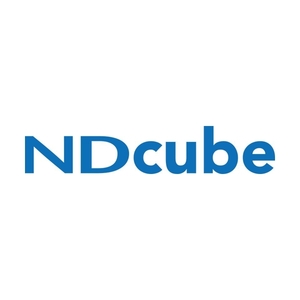 Logo of NDcube / This image is derived from a logo uploaded to Wikimedia Commons. / Image credit: NDcube