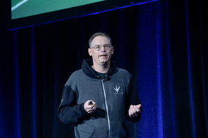 Tim Sweeney, GDC 2016 Opening Session / Sorry, we don't have accessible text for this image :( / Image credit: Official GDC / This work is licensed under Creative Commons Attribution 2.0