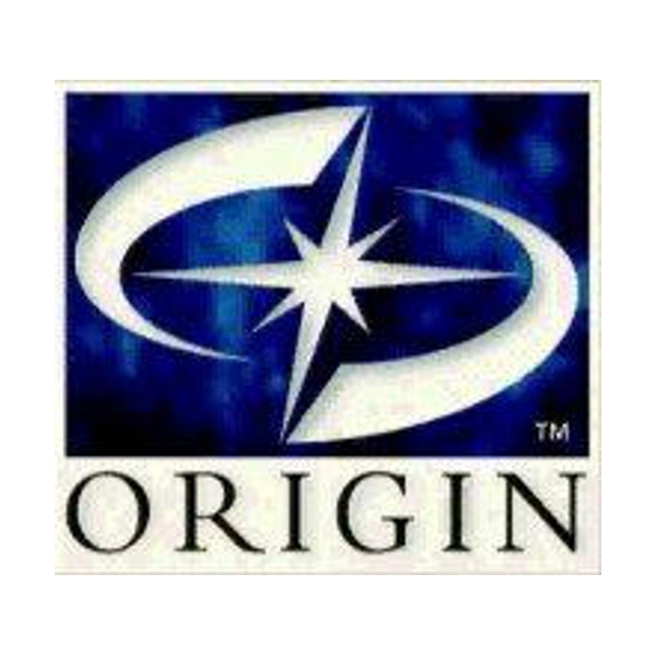 Logo of Origin Systems / This image is derived from a logo uploaded to Wikimedia Commons. / Image credit: Origin Systems