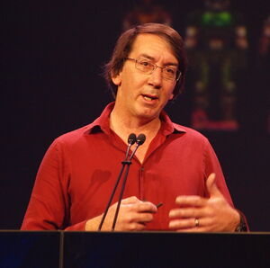 Will Wright - Game Developers Conference 2010 (2) / Sorry, we don't have accessible text for this image :( / Image credit: Official GDC / This work is licensed under Creative Commons Attribution 2.0