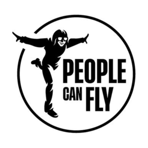 Logo of People Can Fly / This image is derived from a logo uploaded to Wikimedia Commons. / Image credit: People Can Fly