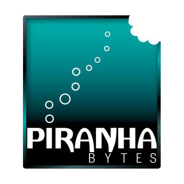 Logo of Piranha Bytes / This image is derived from a logo uploaded to Wikimedia Commons. / Image credit: Piranha Bytes