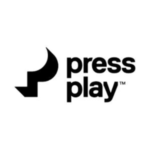 Logo of Press Play / This image is derived from a logo uploaded to Wikimedia Commons. / Image credit: Press Play