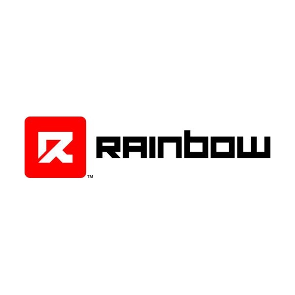 Logo of Rainbow Studios / This image is derived from a logo uploaded to Wikimedia Commons. / Image credit: Rainbow Studios