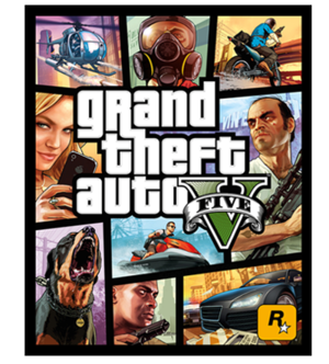 Grand Theft Auto V poster / Sorry, we don't have accessible text for this image :( / Image credit: Take-Two Interactive Software, Inc