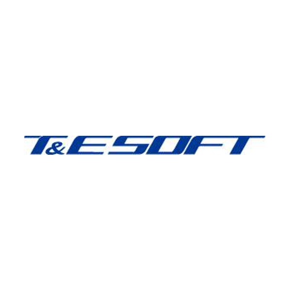 Logo of T&E Soft / This image is derived from a logo uploaded to Wikimedia Commons. / Image credit: T&E Soft