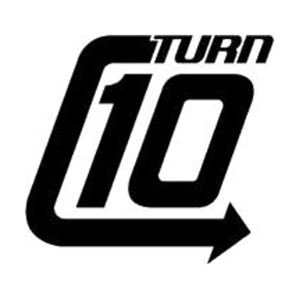 Logo of Turn 10 Studios / This image is derived from a logo uploaded to Wikimedia Commons. / Image credit: Turn 10 Studios