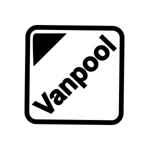 Logo of Vanpool / This image is derived from a logo uploaded to Wikimedia Commons. / Image credit: Vanpool