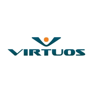 Logo of Virtuos / This image is derived from a logo uploaded to Wikimedia Commons. / Image credit: Virtuos