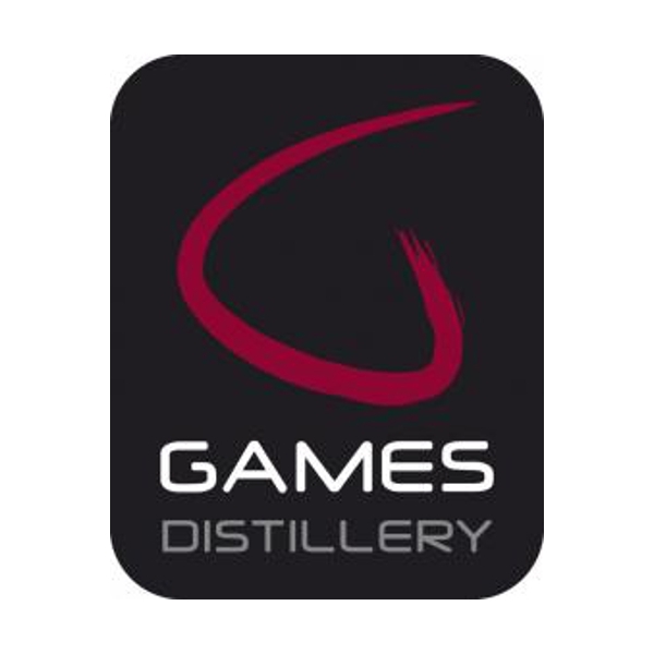 Logo of Games Distillery / This image is derived from a logo uploaded to Wikimedia Commons. / Image credit: Games Distillery
