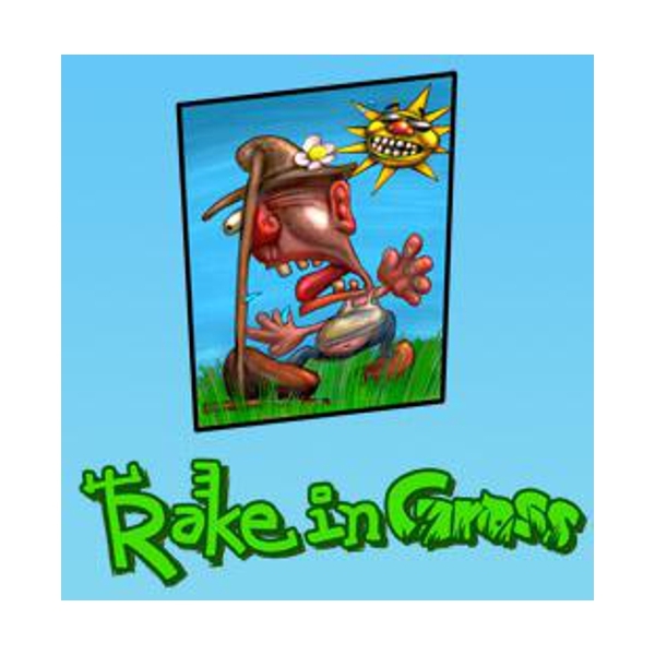 Logo of Rake in Grass / This image is derived from a logo uploaded to Wikimedia Commons. / Image credit: Rake in Grass