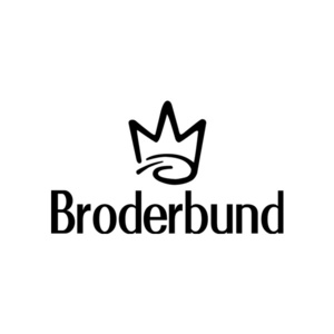 Logo of Broderbund / This image is derived from a logo uploaded to Wikimedia Commons. / Image credit: Broderbund