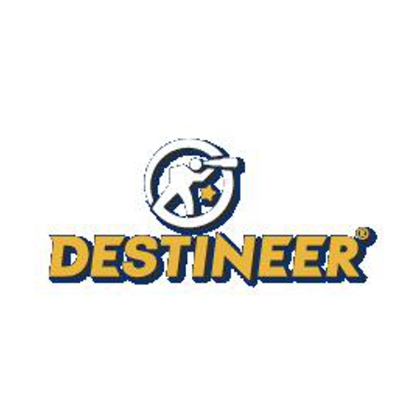 Logo of Destineer / This image is derived from a logo uploaded to Wikimedia Commons. / Image credit: Destineer
