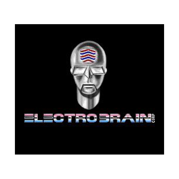 Logo of Electro Brain / This image is derived from a logo uploaded to Wikimedia Commons. / Image credit: Electro Brain