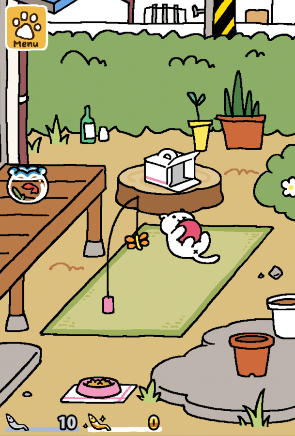 Neko Atsume: Kitty Collector screenshot / Sorry, we don't have accessible text for this image :( / Image credit: Hit-Point