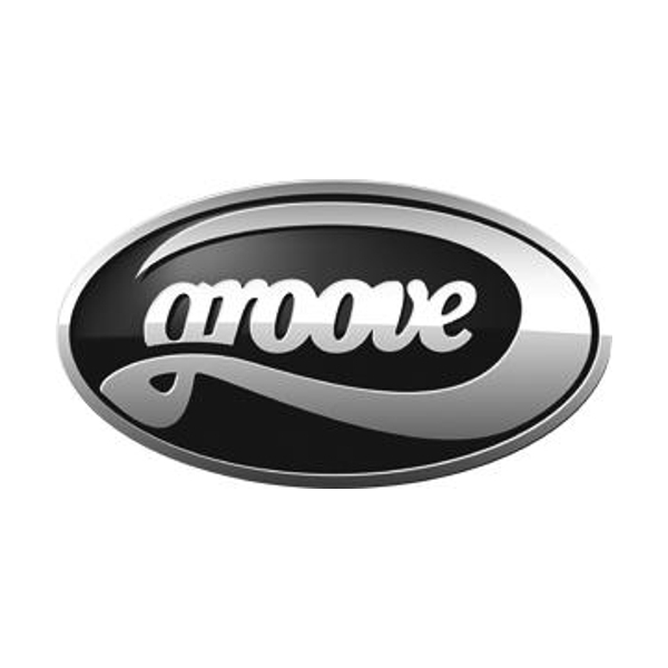 Logo of Groove Games / This image is derived from a logo uploaded to Wikimedia Commons. / Image credit: Groove Games