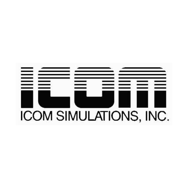 Logo of ICOM Simulations / This image is derived from a logo uploaded to Wikimedia Commons. / Image credit: ICOM Simulations