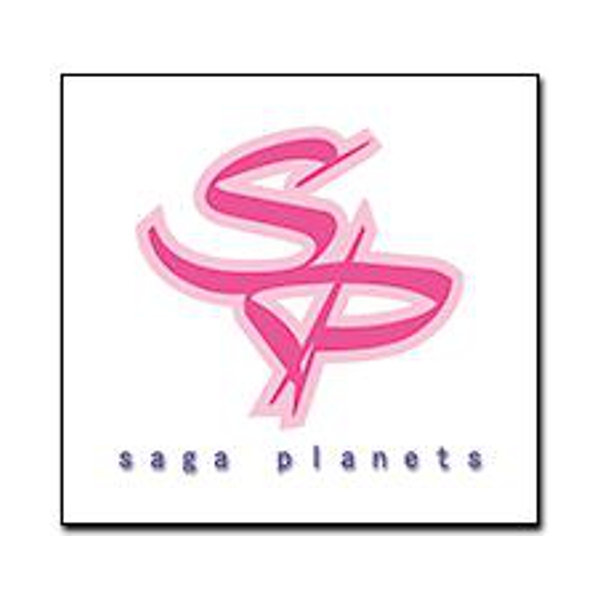 Logo of Saga Planets / This image is derived from a logo uploaded to Wikimedia Commons. / Image credit: Saga Planets